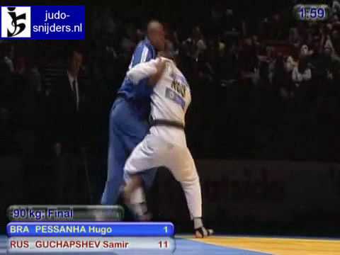 Judo 2009 Birmingham: Pessanha (BRA) - Guchapshev (RUS) [-90kg].