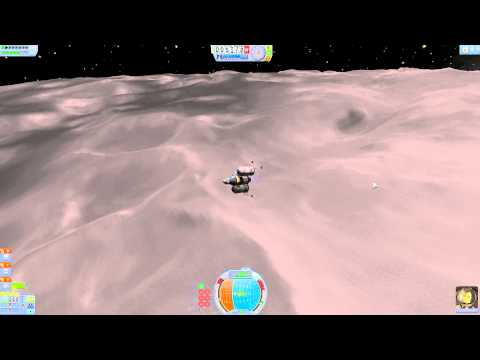 Kerbal Space Program - KSP in a Nutshell (Failed landing on the Mun)