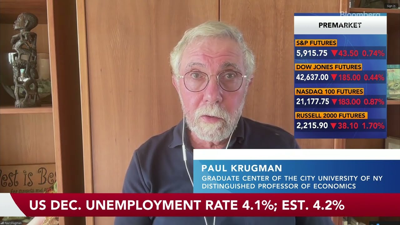 Economist Paul Krugman on Trump Tariffs, Immigration and Jobs Report