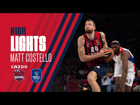 Los 33 PUNTAZOS de Matt Costello VS Anadolu Efes