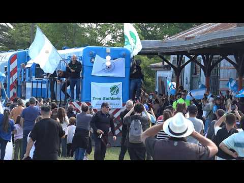 ¡Un Tren de Pasajeros LLEGÓ a BOLIVAR y URDAMPILLETA!