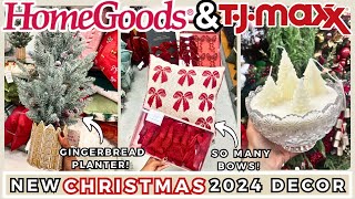 HomeGoods + TJ MAXX CHRISTMAS 2024 FINDS | NEW HOME DECOR MUST HAVES | SHOP WITH ME VLOG