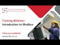 Training Webinar Introduction To Modbus