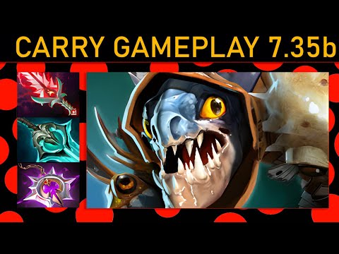 ⭐V-Tune Slark 20+ Kills! Carry Gameplay 7.35b - Dota 2 Top MMR