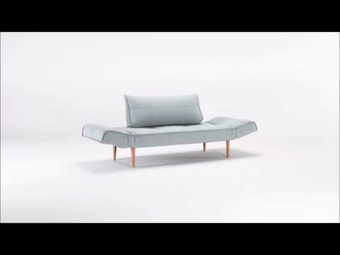 Schlafsofa ZEAL mit Styletto Beinen von Innovation - bo75