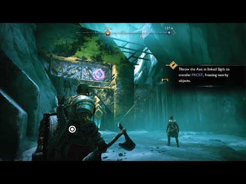 God of War Ragnarök | Helheim First Gate Chain Elements Puzzle Solution | How to open Helheim gate