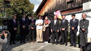 10月14日【びわ湖放送ニュース】長浜市人気観光スポット「黒壁スクエア」　観光客６０００万人達成