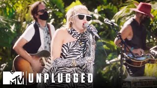 Download the video "Miley Cyrus & The Social Distancers Perform “Gimme More” | Miley Cyrus Backyard Sessions"