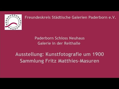 Ausstellung in Paderborn: "Kunstfotografie um 1900"