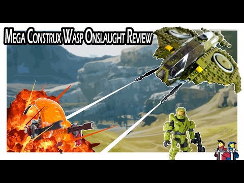Getting filthy with the Wasp Onslaught set [Hands on review] [Mega Construx, Halo Infinite]