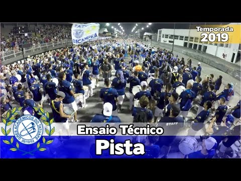 Tatuapé 2019 - Bateria no ensaio técnico (Pista) - Apoteose Visita SP