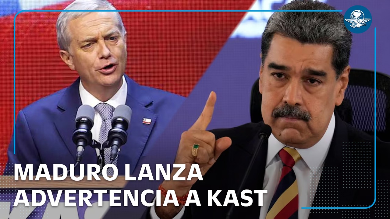 "Cuidadito le toca un pelo a un venezolano", advierte Maduro a José Antonio Kast