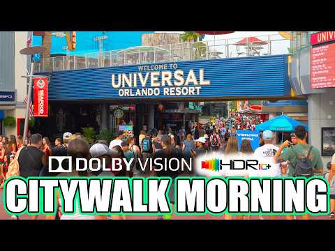 Citywalk Universal Studios Orlando Full Morning Walkthrough 2024