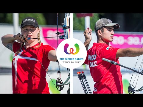 Denmark v Mexico – compound mixed team gold final | Wroclaw 2017 World Games