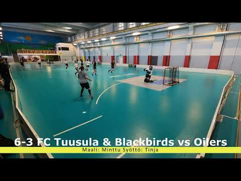 12.3.2022 FC Tuusula/Blackbirds United T18  - Oilers - kohokohdat Klondyke Areena