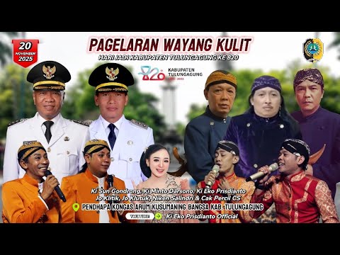 🔴 WAYANG KULIT KI EKO PRISDIANTO, KI MINTO DARSONO, KI SUN GONDRONG | DUOJO, PERCIL, NIKEN SALINDRI