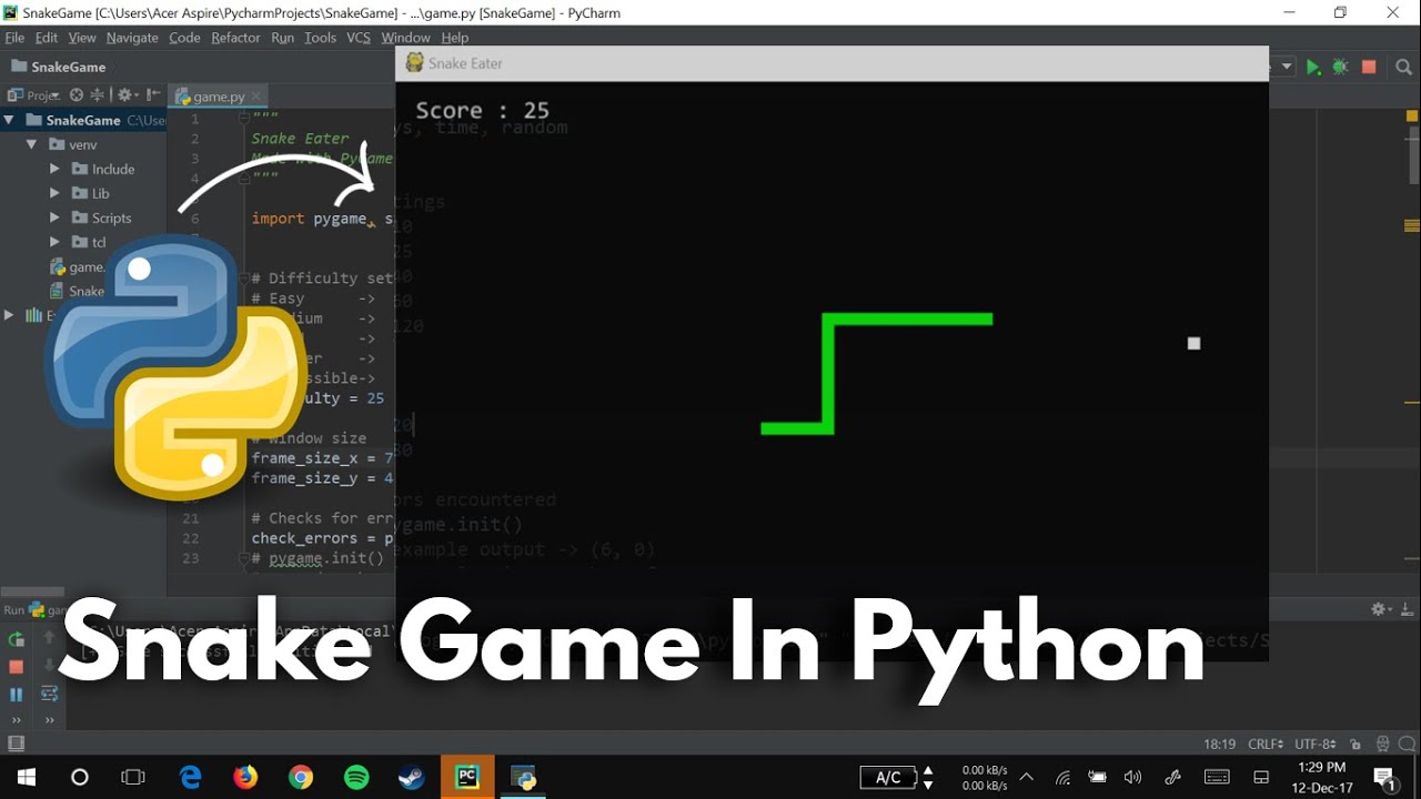 Python game codes. Игры на Python. Змейка на питоне Pygame. Код на питоне для змейки. Змейка на питоне код игры готовый.