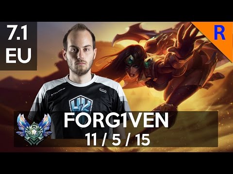 7.1 Forg1ven as Sivir vs Ashe (Gameplay)