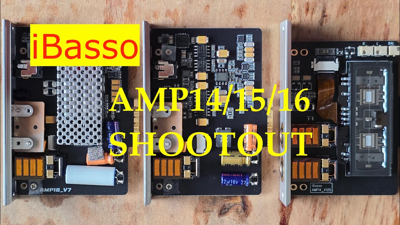 iBasso DX340 AMP14  / AMP15 /  AMP16 SHOOTOUT   4K