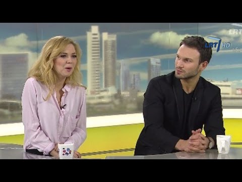 LRT studijos svečiai - atlikėjas Vaidas Baumila ir dainininkė Monika Linkytė