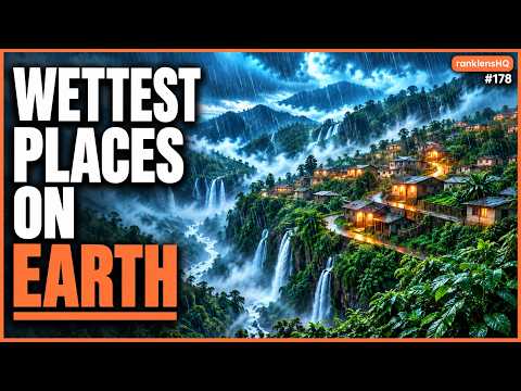 Top 10 Wettest Inhabited Places on Earth by Average Annual Rainfall