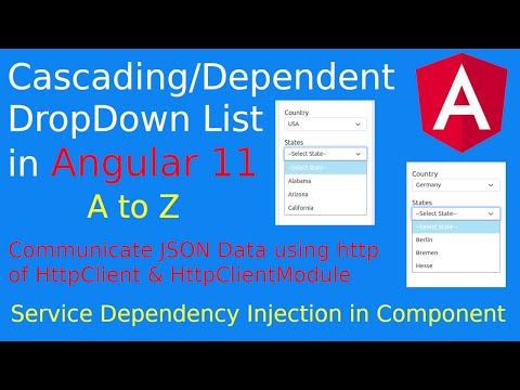 Cascading Dropdown List Using Angular 11 Dependent Dropdown List Angular Cli Angular 11