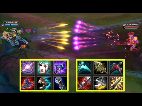 LOL Funny : AD MISS FORTUNE vs AP MISS FORTUNE | LUXUBU