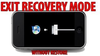 How to EXIT RECOVERY MODE without RESTORE - iPhone, iPad , iPod Touch