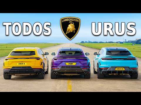 New Lamborghini Urus SE vs. Performante vs. S: Drag Racing