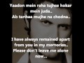 Yeh Junoon Song Mustafa Zahid Shootout At Wadala 2013 Lyrics And Translation