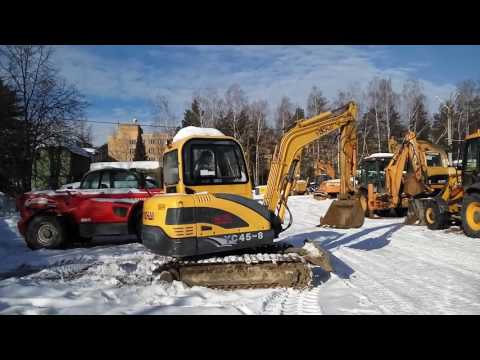 Обзор мини экскаватора Yuchai YC45-8
