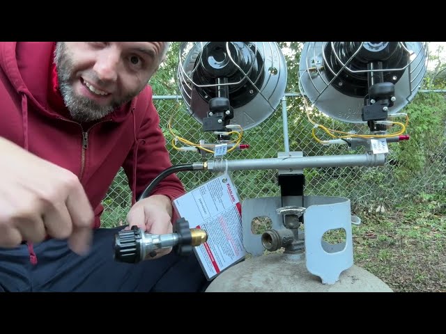Propane Heater Lighting Instructions for Gasland Heater - product in use
