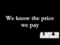 A Day To Remember - The Price We Pay (Lyrics)