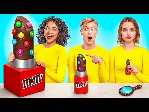 Большая, Средняя или Маленькая Тарелка Челлендж | Смешные Челленджи с Едой от Multi DO Challenge