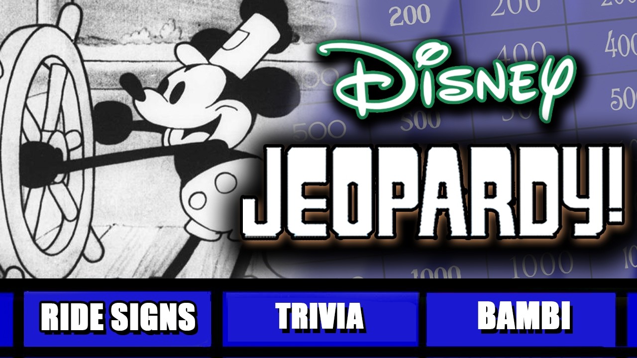 Disney Jeopardy: Which Image is Correct & Name that Ride Sign