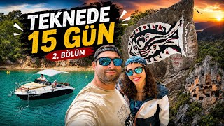 GÖCEK TEKNE RAMPASI-YASSICA ADALARI-BEDRİ RAHMİ KOYU!! TEKNEDE 15 GÜN PART2!!