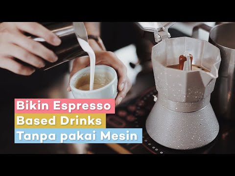 Bikin Espresso tanpa mesin menggunakan Mokapot dan froth susu pakai French Press