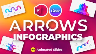 Animated Arrows Infographics for PowerPoint & Canva