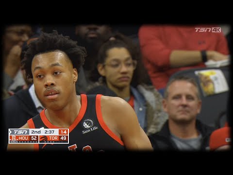 OG Anunoby Throws DOWN the Alley Oop Dunk - Raptors vs Rockets