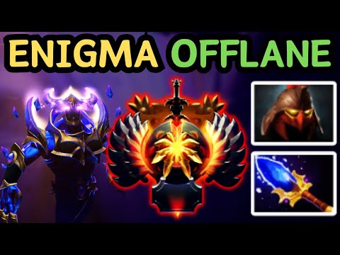 🔥 ENIGMA OFFLANE = PRESS ONE BUTTON ONLY , DELETE TEAM 💀 | DOTA 2 🔥