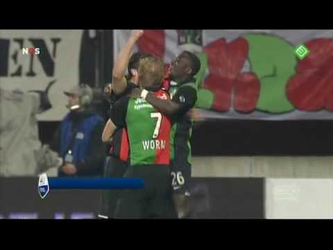 NEC Nijmegen - FC Groningen (1-1 Peter Wisgerhof)