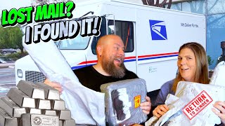 I bought 30 Pounds of LOST MAIL Packages - SILVER Found!