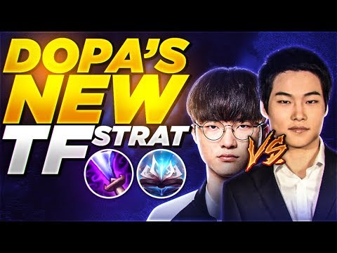 DOPA USED THIS *NEW TF STRATEGY* AGAINST FAKER | BEST TWISTED FATE WORLD