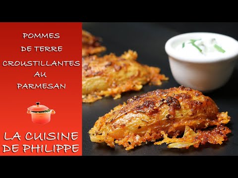 🧀 Pommes de terre croustillantes au parmesan & sauce au citron