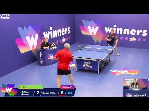 WINners CUP table 2  25.09 Boklag Roman - Ziakun Viktor  19:00