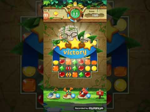 Gems & Jewels - Match 3 Jungle Puzzle Game #Android