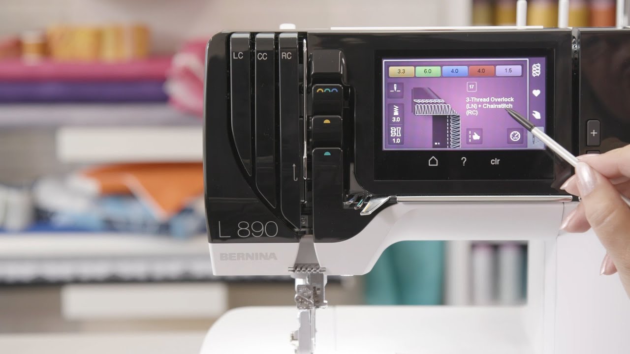 L 890 The revolutionary Overlock/Coverstitch Combo BERNINA