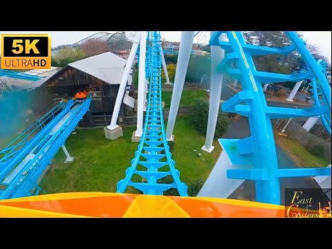 On-ride point of view of Carolina Cyclone