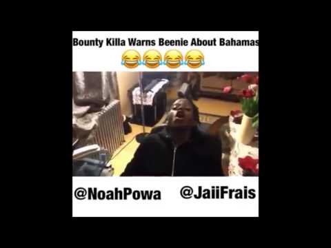 BOUNTY KILLER IMITATED BY NOAH POWA WARNS BEENIE MAN ABOUT GOING TO THE BAHAMAS LISTEN IN