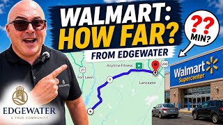 How Far Is Walmart Supercenter from Edgewater (Real Drive Time) 